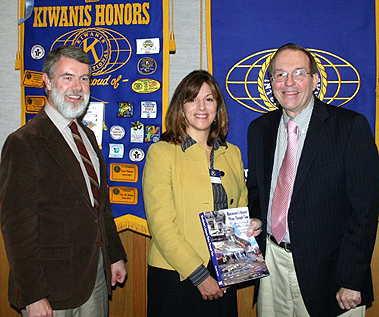 Ed and Moe with Hooksett Kiwanis president 